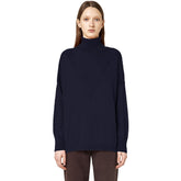 Alpha Studio Blue Silk Sweater -   -  Alpha Studio.